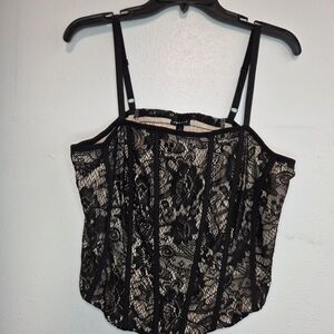 Torrid Black Lace Camisole Top